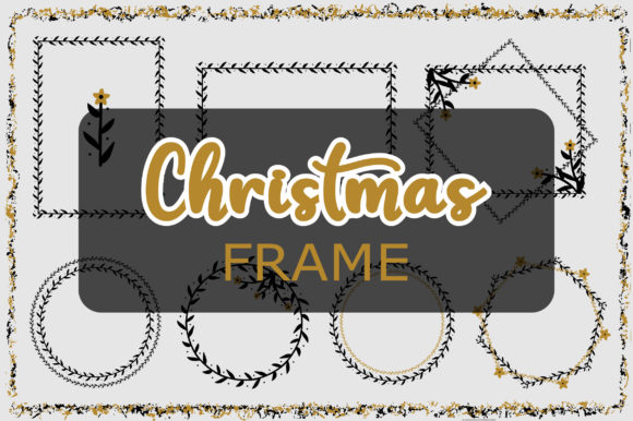 Christmas Frame and Borders Clipart: Festive Illustrations