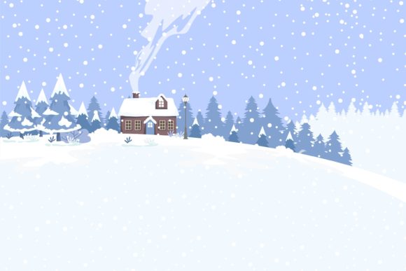 Christmas House in Winter Forest Wood Review