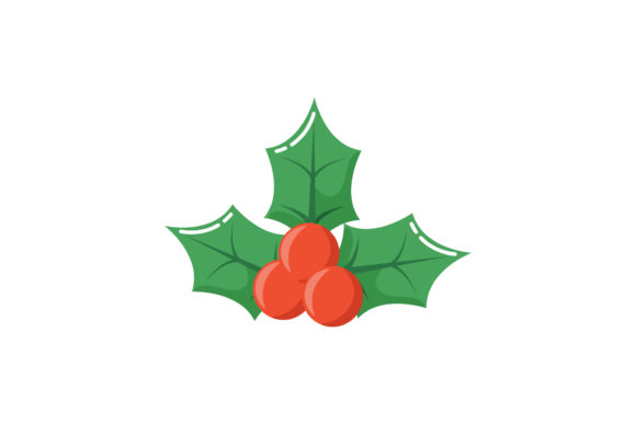 Christmas Mistletoe Decoration: Premium Illustrations