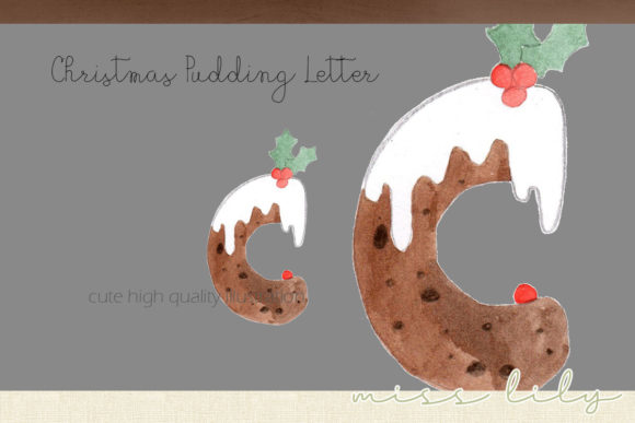 Christmas Pudding Letter C: A Designer's Review