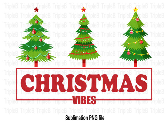Christmas Vibes Sublimation: Festive Illustrations for Crafts