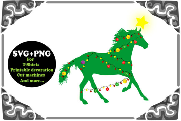 Christmas Xmas Horse with Tree Lights Review