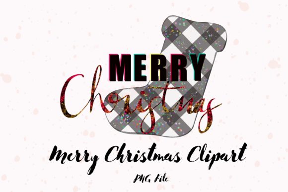 Merry Christmas Santa Socks: Festive Illustrations