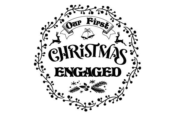 Our First Christmas Engaged: Fresh Illustrations