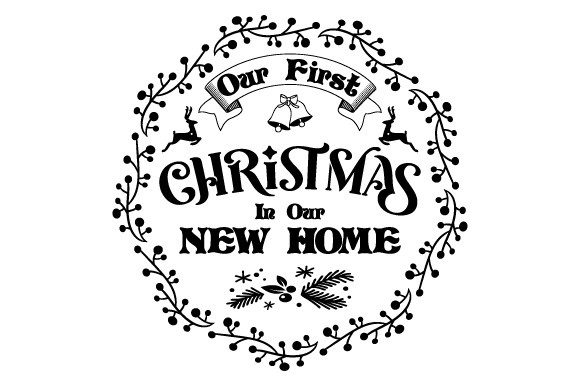 Our First Christmas in Our New Home SVG: Illustrations Review